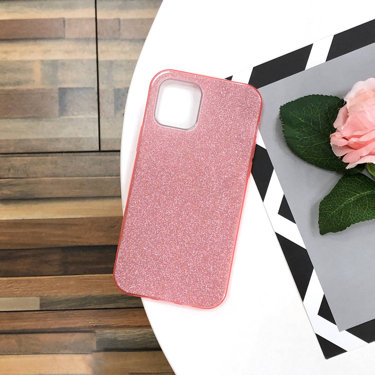 23151 iPhone13 Pro защитная крышка-чехол, блестки