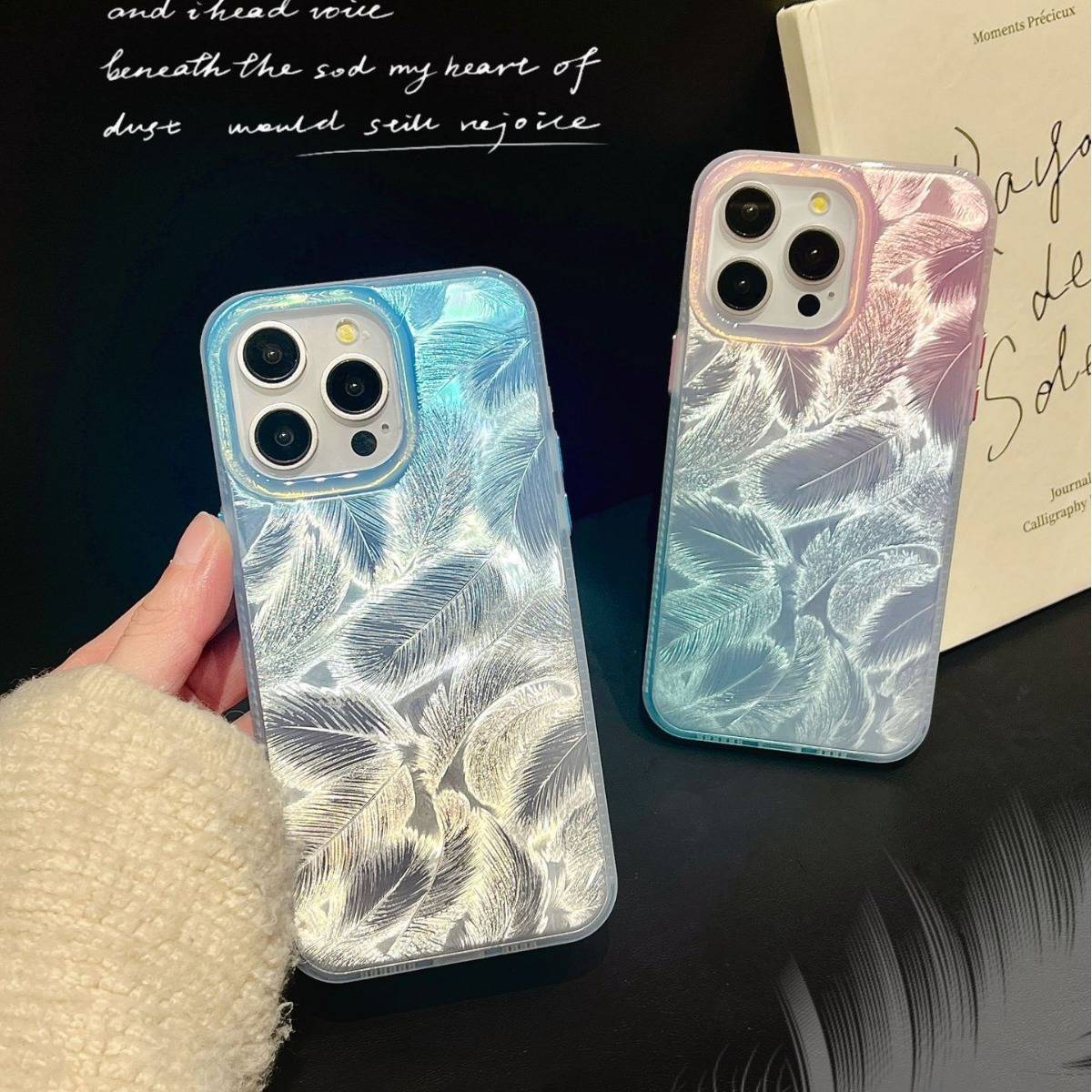 207007 iPhone 11 защитная крышка-чехол, перышки