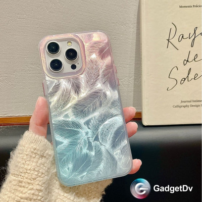 207007  iPhone 11 защитная крышка-чехол, перышки