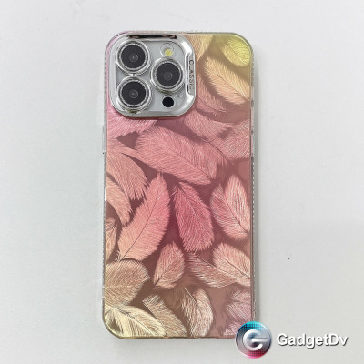 207007  iPhone 11 защитная крышка-чехол, перышки