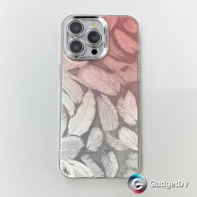 207007  iPhone 11 защитная крышка-чехол, перышки
