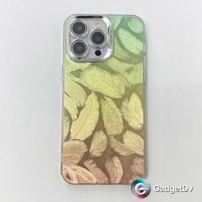207007  iPhone 11 защитная крышка-чехол, перышки