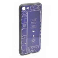 10078 iPhone 7/8 Защитная крышка силикон/стекло