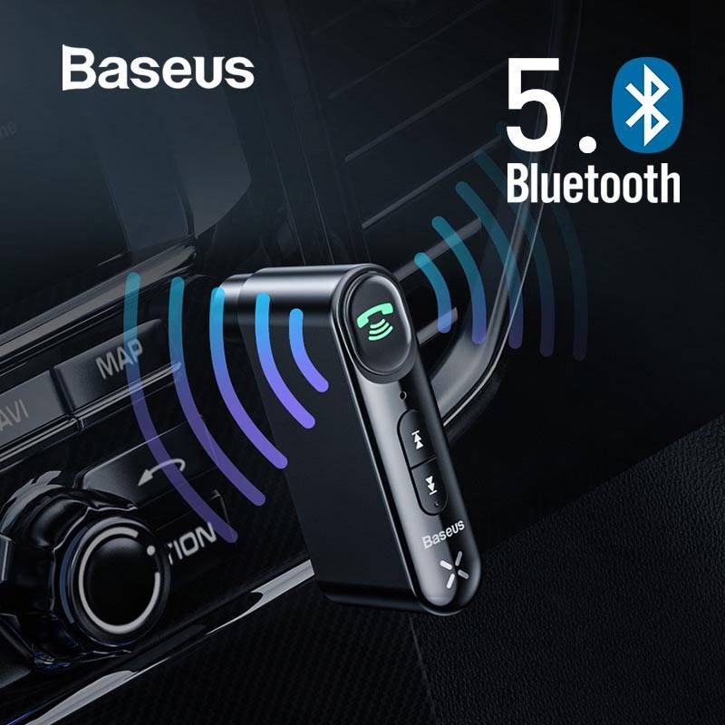 Bluetooth-адаптер Baseus Qiyin Wireless Receiver AUX Car WXQY-01 (60386)