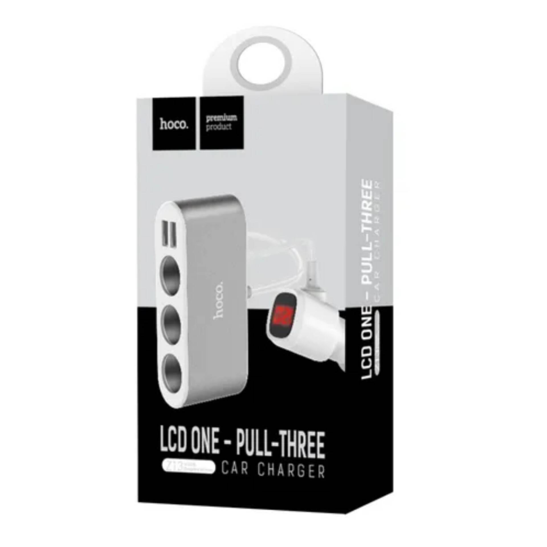 50006 Разветвитель АЗУ+2 USB Hoco Z13