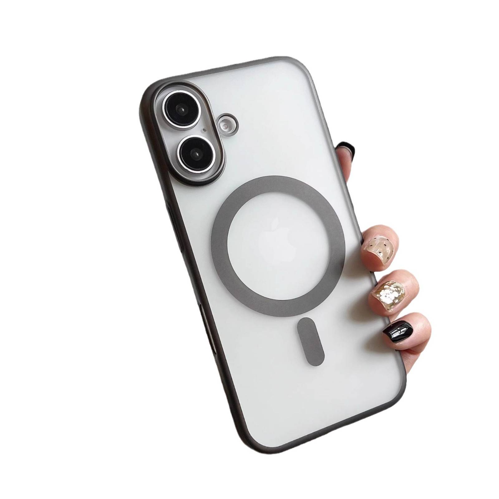 38093 iPhone 15 ProMax защитная крышка-чехол, MagSafe пластик