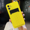 20593 iPhone 12 защитная крышка-чехол, цветной с кармашком