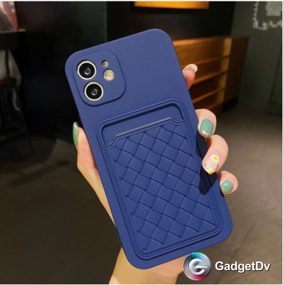 20593  iPhone 12 защитная крышка-чехол, цветной с кармашком