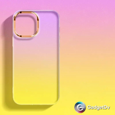 33005  iPhone 16Pro защитная крышка-чехол блестящий градиент