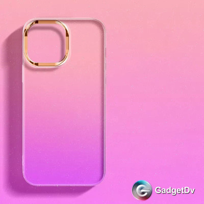 33005  iPhone 16Pro защитная крышка-чехол блестящий градиент