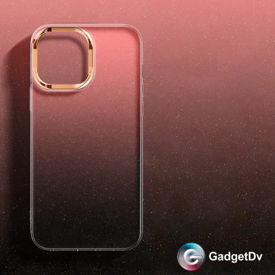 33005  iPhone 16Pro защитная крышка-чехол блестящий градиент