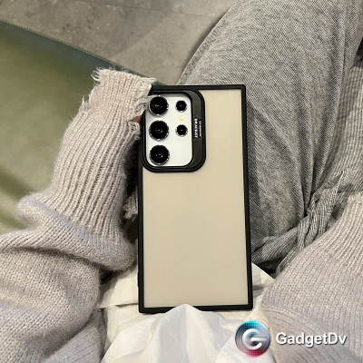 34089 Samsung S24, защитная крышка-чехол, с подставкой