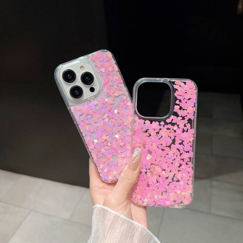 35094 iPhone 13 защитная крышка-чехол, блестки