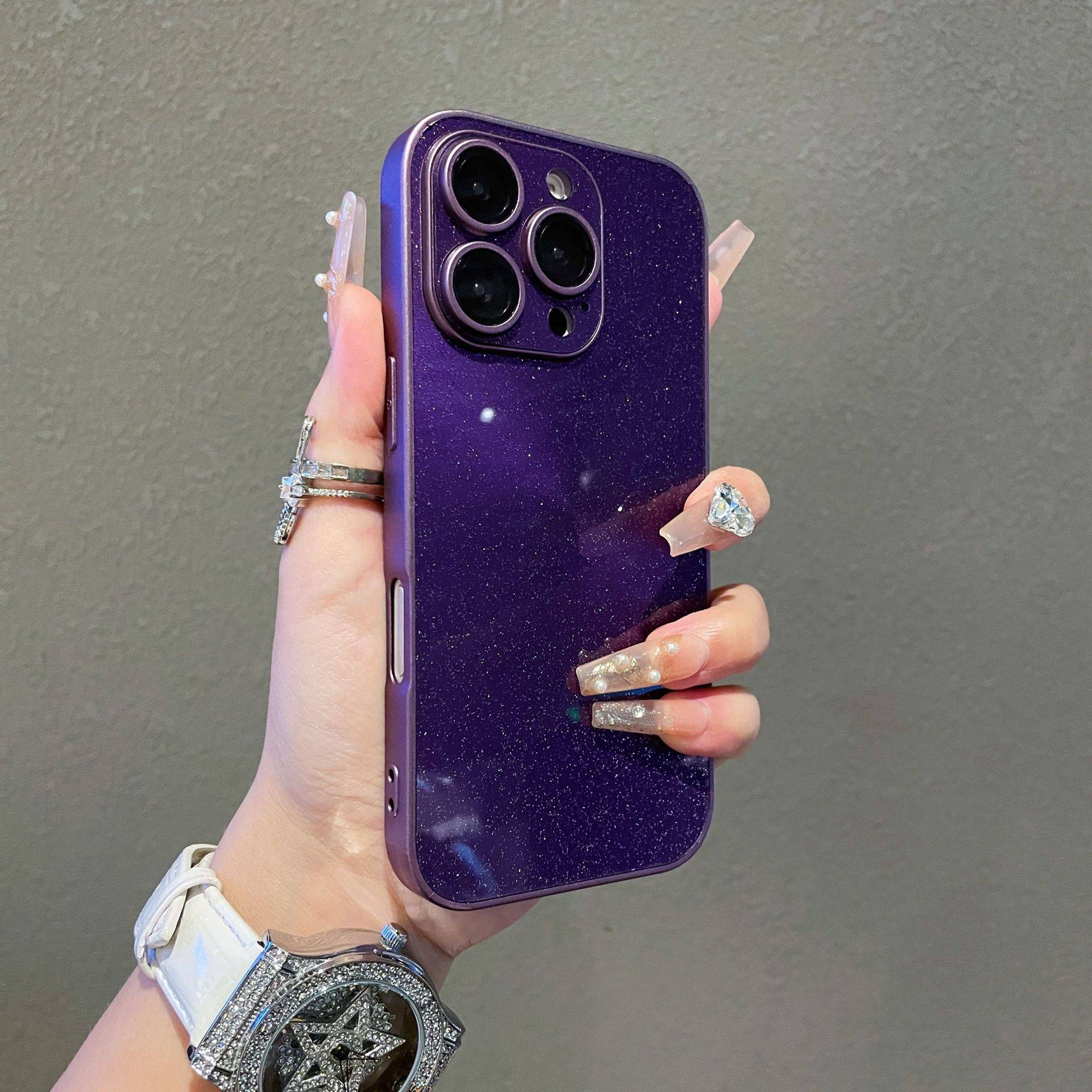 35094 iPhone 13 защитная крышка-чехол, блестки