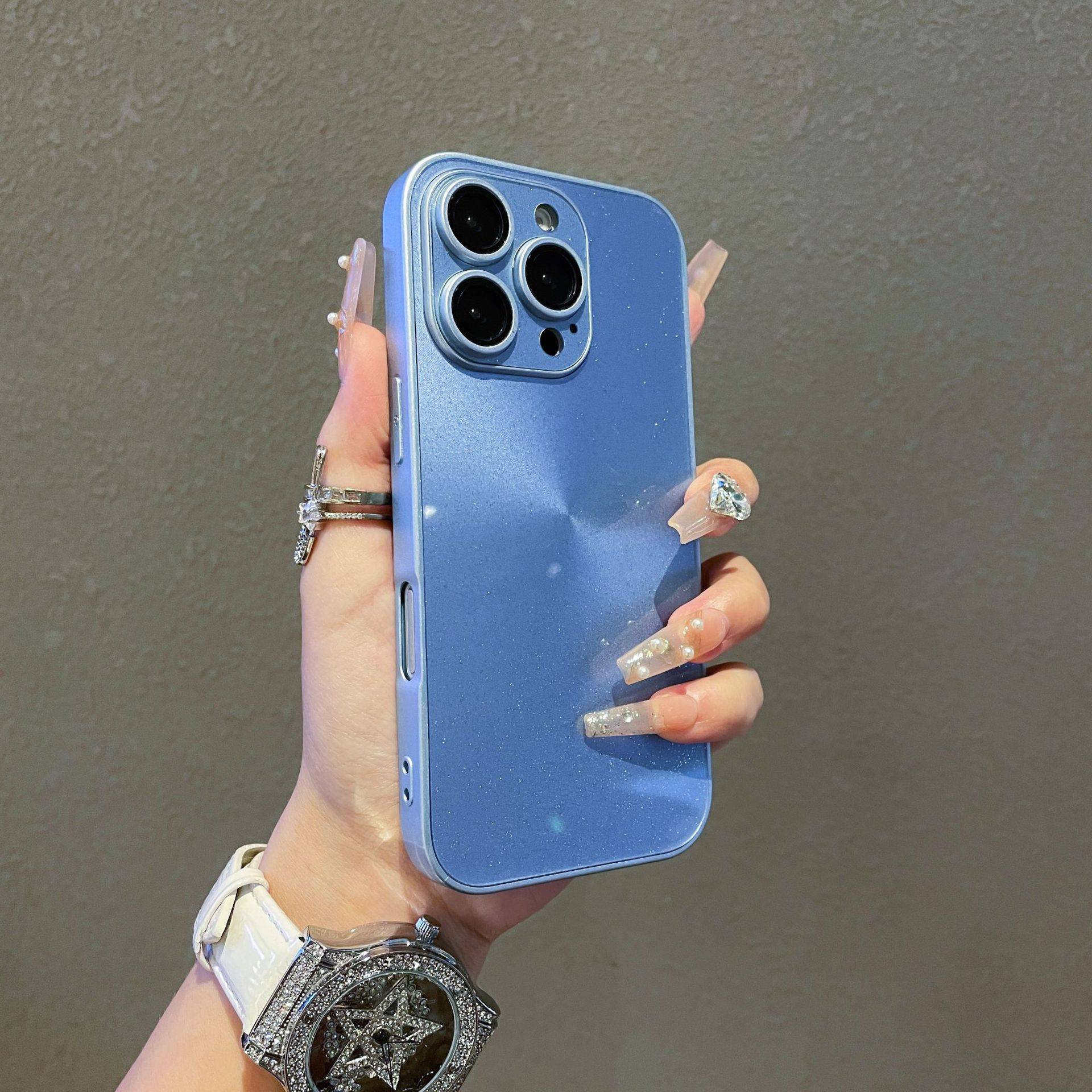 35094 iPhone 13 защитная крышка-чехол, блестки