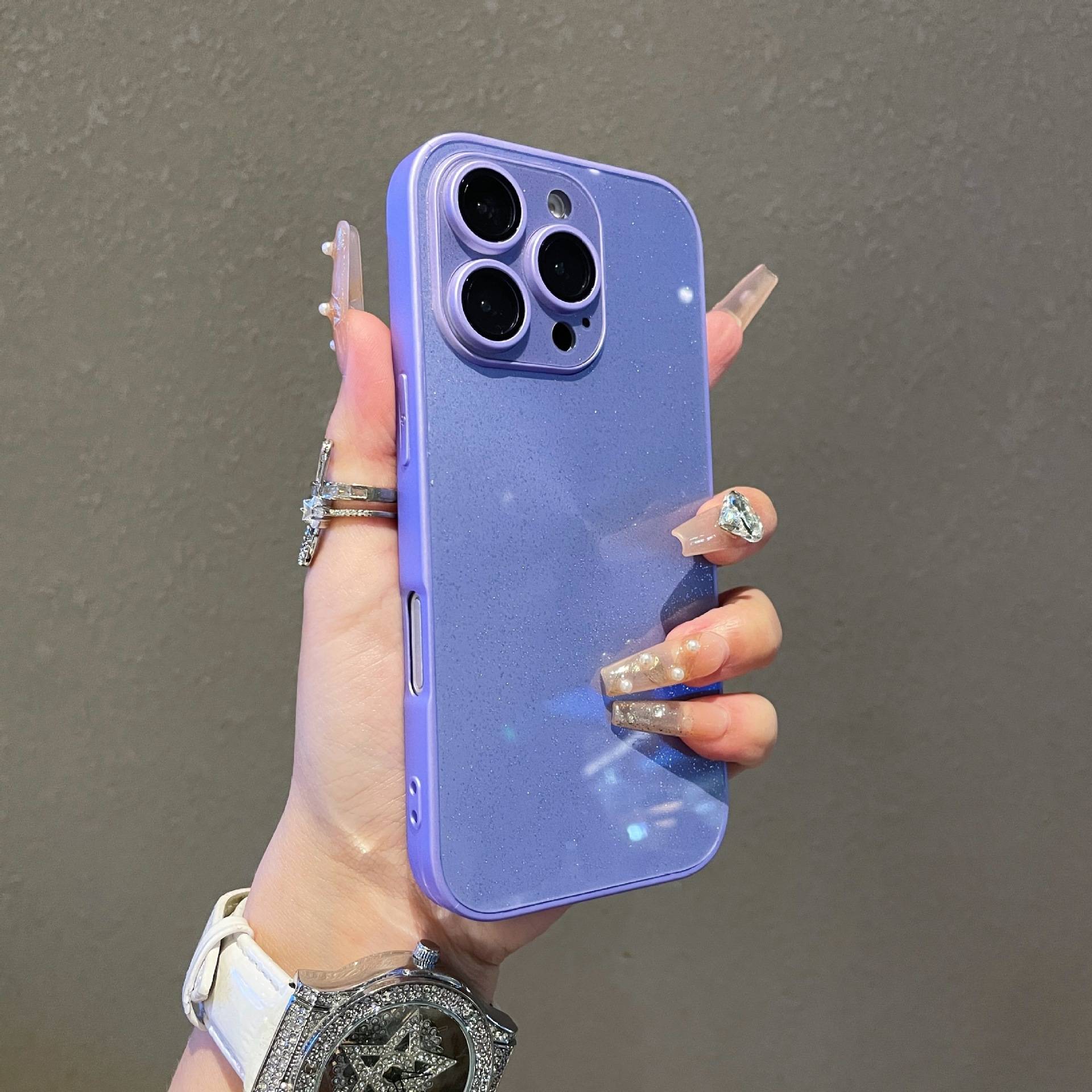 35094 iPhone 13 защитная крышка-чехол, блестки
