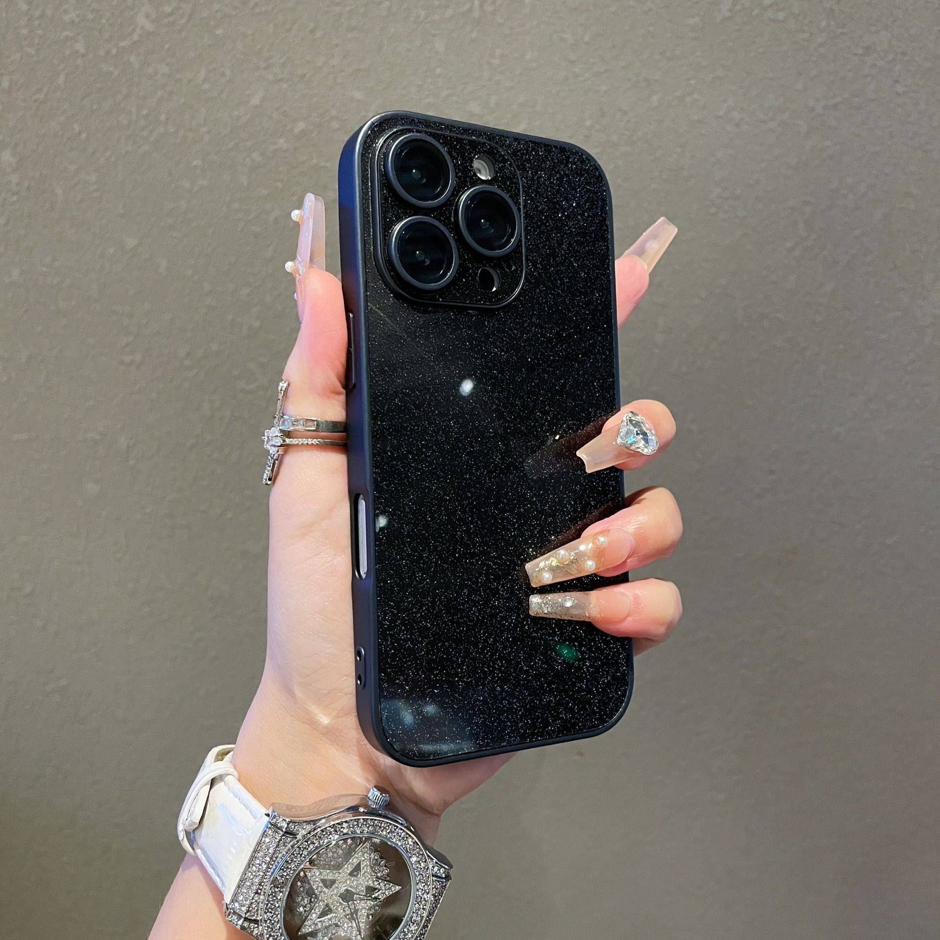 35094 iPhone 13 защитная крышка-чехол, блестки