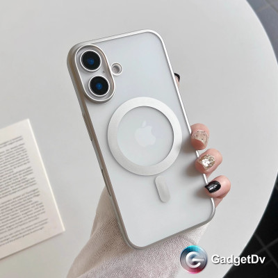 38095 iPhone 16Pro защитная крышка-чехол MagSafe пластик