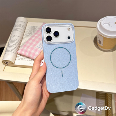 38390 iPhoen 17ProMax защитная крышка-чехол пластик блестки