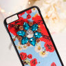 9013 iРhone6+ Защитная крышка пластиковая Dolce & Gabbana (голубой мак)