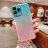 30006  iPhone 13 защитная крышка-чехол, блестки градиент