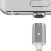 1039 Кабель lightning 1m (серебро) магнит wsken