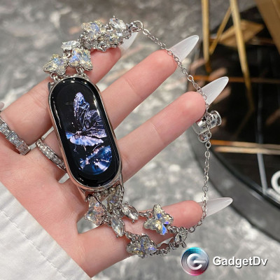 36090 Браслет Xiaomi Mi Band 8/9, стразы