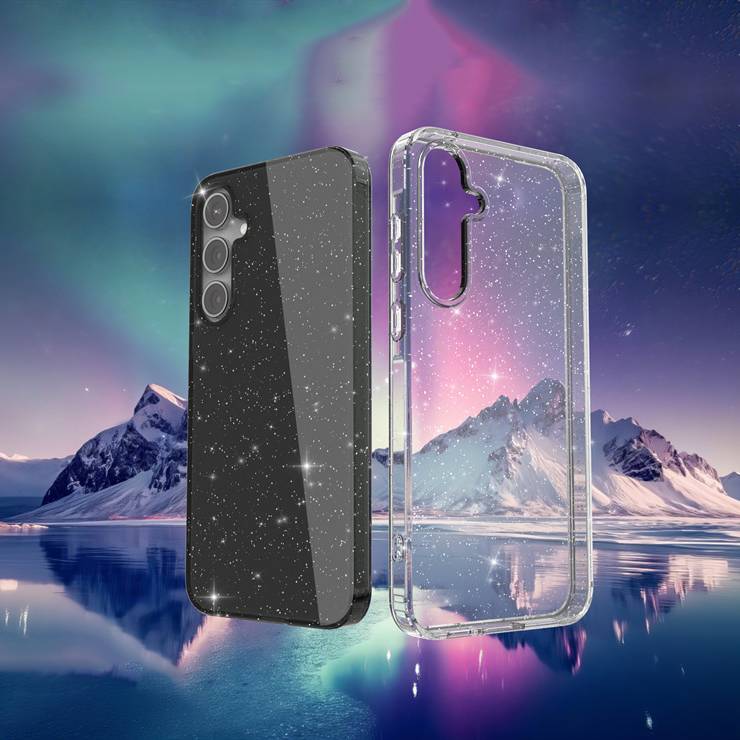 38303 iPhone 15ProMax защитная крышка-чехол, блестящий пластик