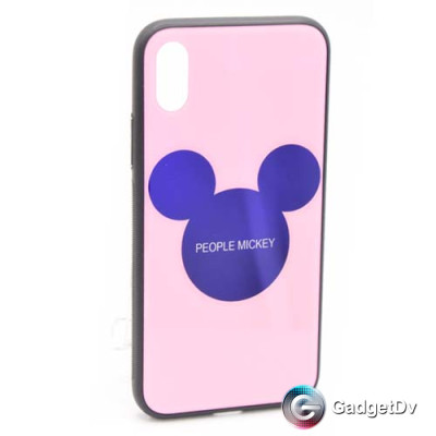 10081 iPhone X Защитная крышка силикон/стекло