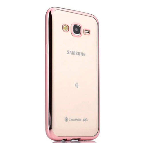 9548 Galaxy J1 mini Защитная крышка силиконовая (розовое золото)