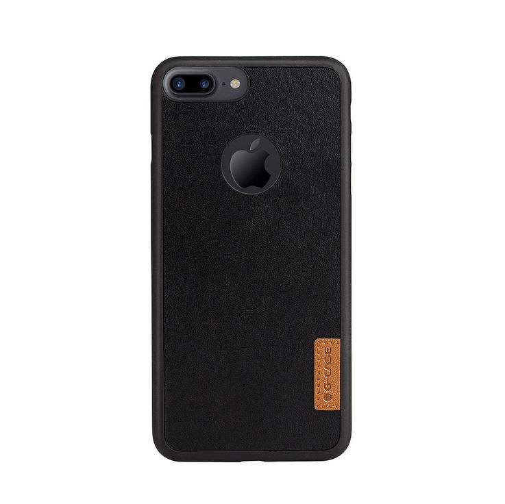 2123 iРhone 7+ Защитная крышка кожаная G-CASE (черный)