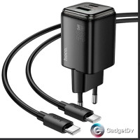 32004 СЗУ 30W + кабель USB-C to USB-C, Hoco N53