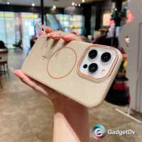 33007  iPhone 16 ProMax защитная крышка-чехол блестки