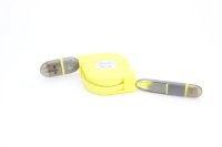 5-92 USB-рулетка 2 в 1  (желтый)
