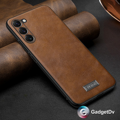 38388 Samsung S25 Ultra защитная крышка-чехол, Sulada кож.