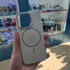 38509 iPhone 15ProMax защитная крышка-чехол,под кож. с MagSafe
