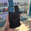 38509 iPhone 15ProMax защитная крышка-чехол,под кож. с MagSafe