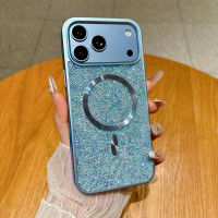 39247 iPhone 17Pro/18Pro защитная крышка-чехол Swarovski с MagSafe