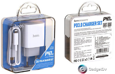 СЗУ USB 18W+ligthingHoco C-76A (60283)