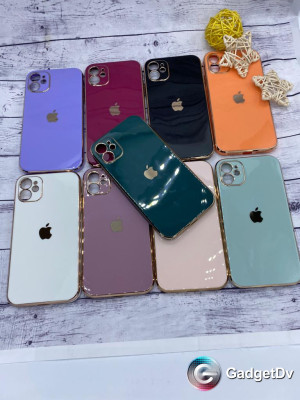60671 iPhone 12 Pro Max защитная крышка-чехол, глянцевый силикон