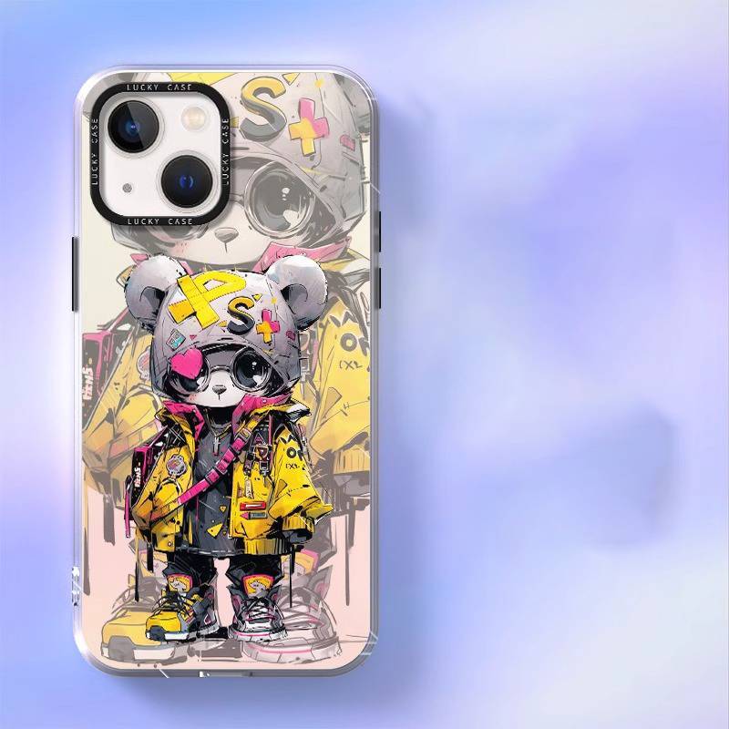 27012 iPhone 15 защитная крышка-чехол, с рисунком