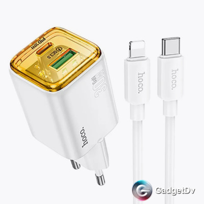 32005 СЗУ 30W + кабель USB-C to iPhone, Hoco N53