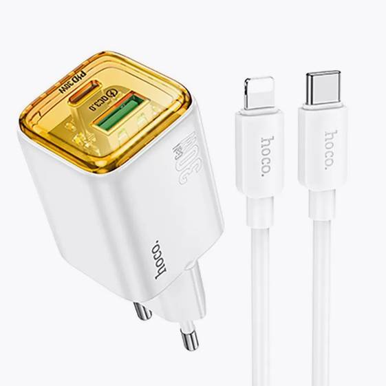 32005 СЗУ 30W + кабель USB-C to iPhone, Hoco N53
