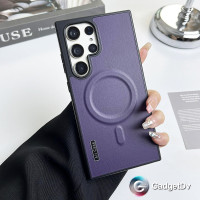 35097 Samsung S23 Ultra защитная крышка-чехол магнитный под кожу