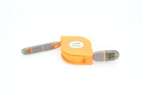 5-93 USB-рулетка 2 в 1  (оранжевый)
