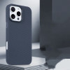 38600 iPhone 16Pro защитная крышка-чехол пластик под карбон