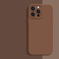 23157 Защитная крышка iPhone 12, однотон. силикон