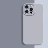 23157 Защитная крышка iPhone 12, однотон. силикон