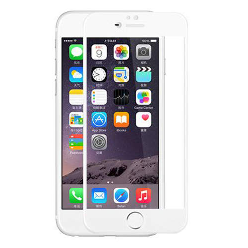 1132 Защитное стекло iPhone6 Rock (белый)