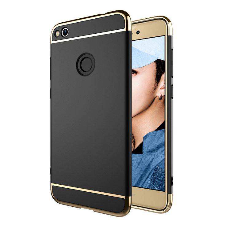 4139 Huawei P8 lite Защитная крышка пластиковая (черный)